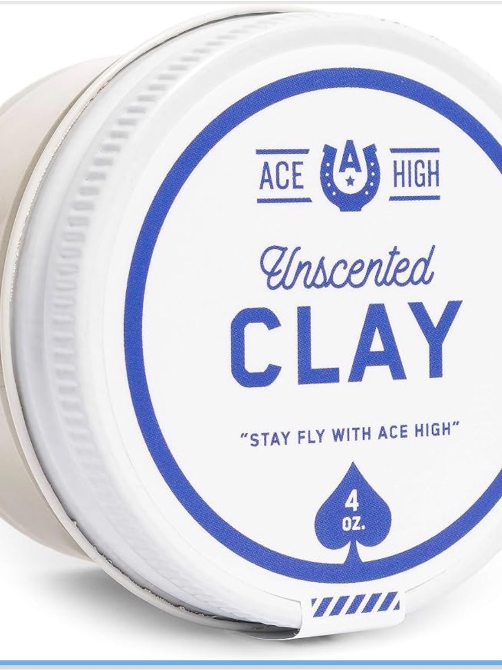 Unscented Ace High hair clay
